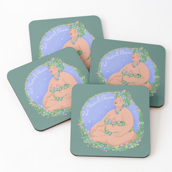 Item preview, Let Yourself Bloom - Body Positive Floral Art by BopoWatercolour  designed and sold by BopoWatercolour.