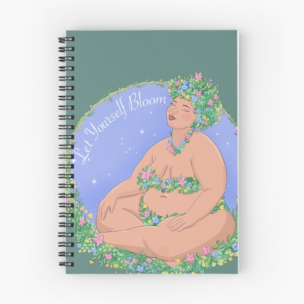 Item preview, Let Yourself Bloom - Body Positive Floral Art by BopoWatercolour  designed and sold by BopoWatercolour.