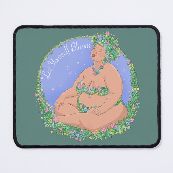 Item preview, Let Yourself Bloom - Body Positive Floral Art by BopoWatercolour  designed and sold by BopoWatercolour.