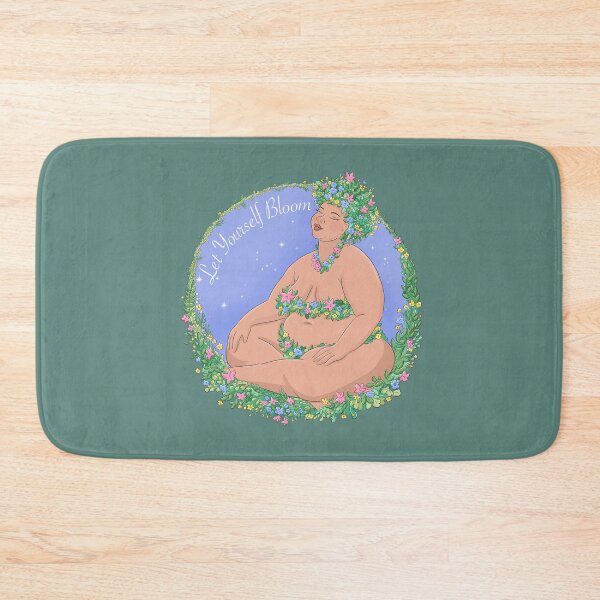 Item preview, Let Yourself Bloom - Body Positive Floral Art by BopoWatercolour  designed and sold by BopoWatercolour.