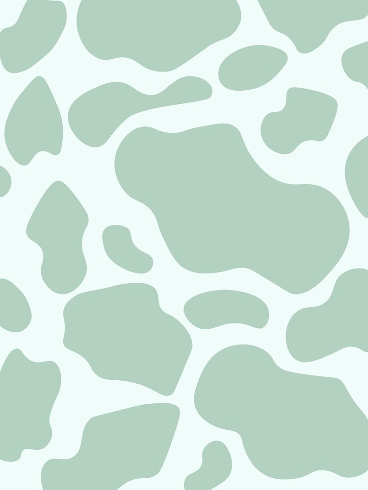 "Sage Green Cow Print" Poster for Sale by starrprints Redbubble