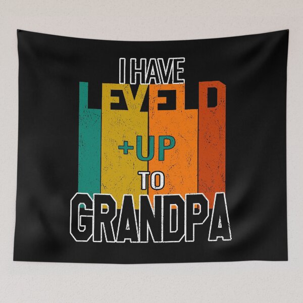 Item preview, I Have Leveled Up To Grandad | Retro  designed and sold by VictorL Designs.