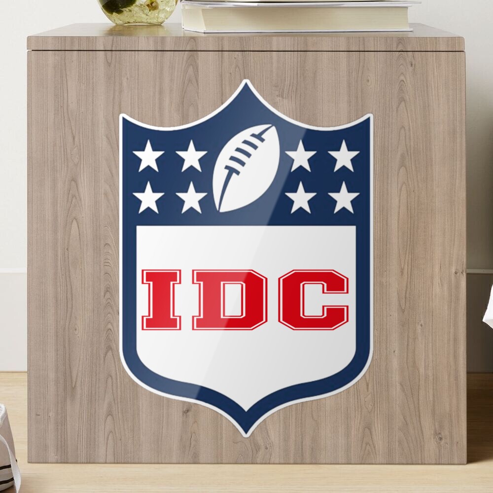 IDC American Football Funny I Don't Care Football Fan Lover, Sticker for  Sale by truewear1