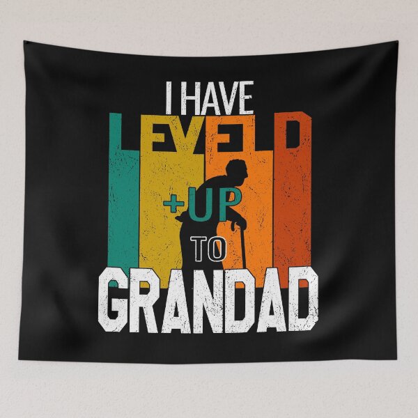 Item preview, I Have Leveled Up To Grandad | Retro Grandpa designed and sold by VictorL Designs.