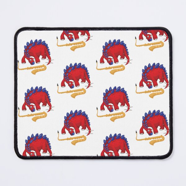 Item preview, Dinosaur Playing Saxophone ,Funny Good Dinosaur Saxophone Lovers Cool Red Blue Design designed and sold by pedrored369.
