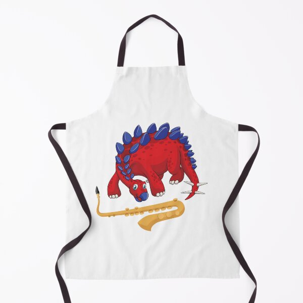 Item preview, Dinosaur Playing Saxophone ,Funny Good Dinosaur Saxophone Lovers Cool Red Blue Design designed and sold by pedrored369.