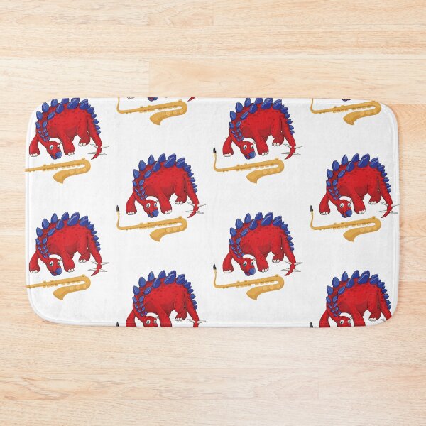 Item preview, Dinosaur Playing Saxophone ,Funny Good Dinosaur Saxophone Lovers Cool Red Blue Design designed and sold by pedrored369.