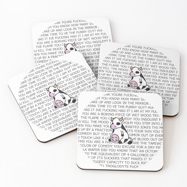Item preview, tired of life | cow designed and sold by Kat-Arts.