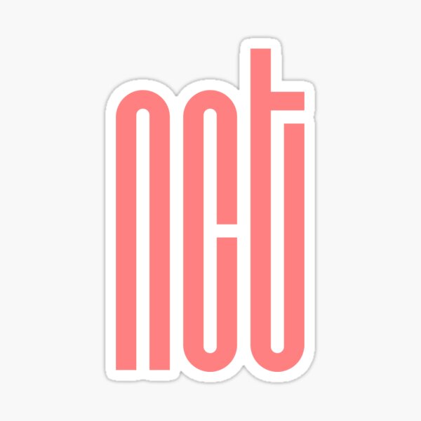 NCT Logo - Pink Sticker