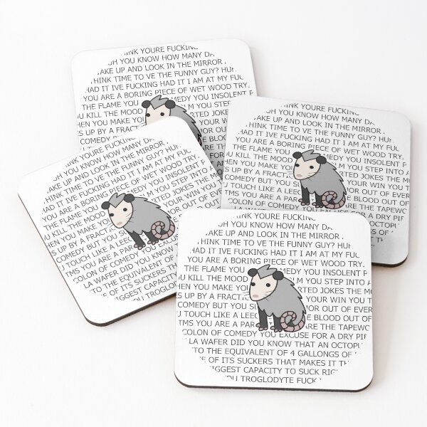 Item preview, tired of life | opossum designed and sold by Kat-Arts.