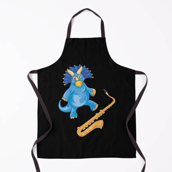 Item preview, Dinosaur Playing Saxophone ,Funny Good Dinosaur Saxophone Lovers Blue Design designed and sold by pedrored369.