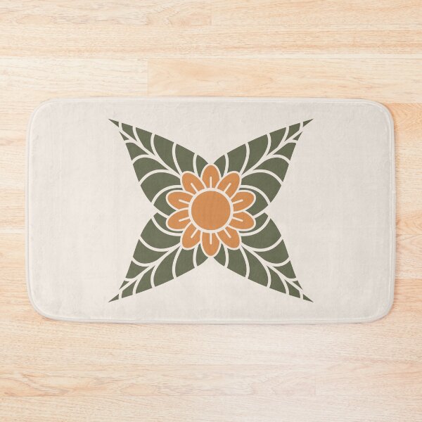 Item preview, Orange Japandi Inspired Flower Design designed and sold by beccaveedesigns.