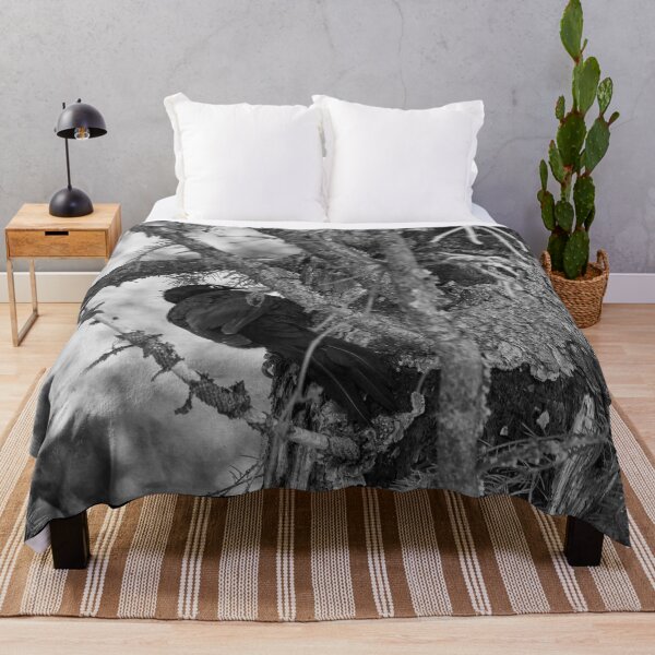 Item preview, Forester at work 4.  Black woodpecker bw designed and sold by Jouko Lehto Photography.