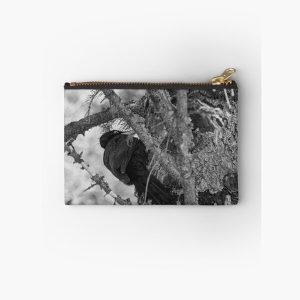 Item preview, Forester at work 4.  Black woodpecker bw designed and sold by Jouko Lehto Photography.