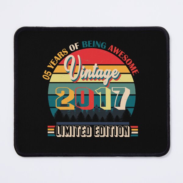 Item preview, 5 years of being awesome vintage 2017 limited edition, 5 Years Old Gifts Vintage 2017 Limited Edition 5 Years Of Being Awesome 5th Birthday Retro designed and sold by SimoSaladain.