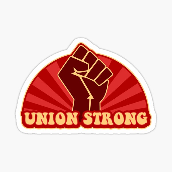 Bust Ghosts Not Unions Sticker - Join a Union Sticker - Unionize Sticker -  Socialist Sticker - Communist Sticker