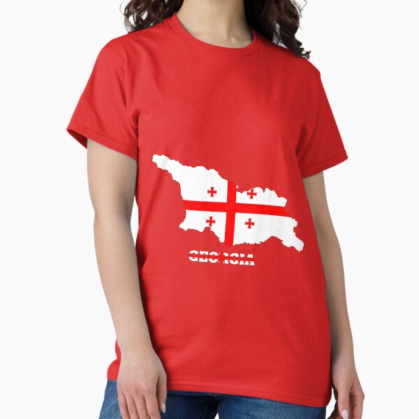 Item preview, GEORGIA Flag map design designed and sold by BasbiArt.