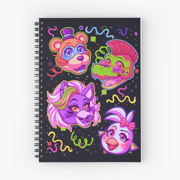 Item preview, The Glamrock Gang [Neon Ver] designed and sold by The Rabbit Follower.