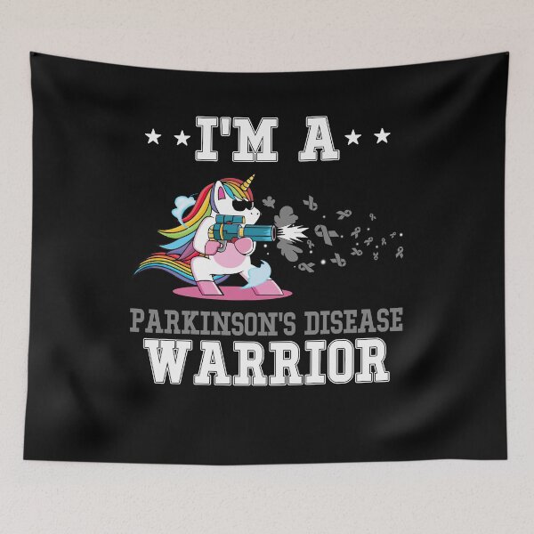 Item preview, Funny Unicorn I'm A Parkinson's Disease Warrior designed and sold by heppenp.