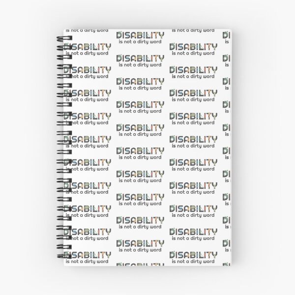 Item preview, Disability is not a dirty word (Black and Colorful) designed and sold by neatchicdesigns.