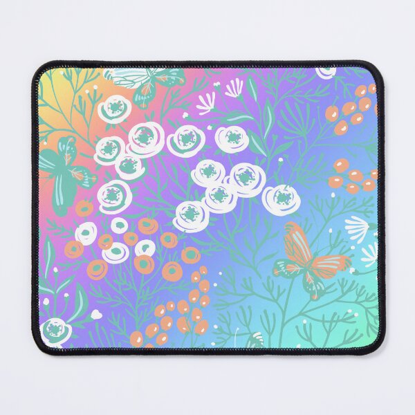 Item preview, Natural Fairy Garden Rainbow Butterfly Blossoms  designed and sold by RihabPrint.