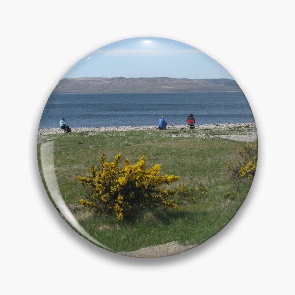 Item preview, Artists on the beach on the Isle of Arran, Scotland designed and sold by icomeinpeace2.