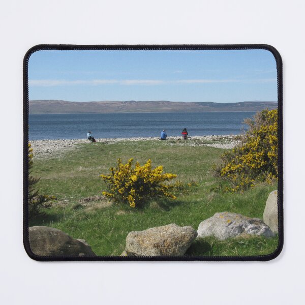 Item preview, Artists on the beach on the Isle of Arran, Scotland designed and sold by icomeinpeace2.