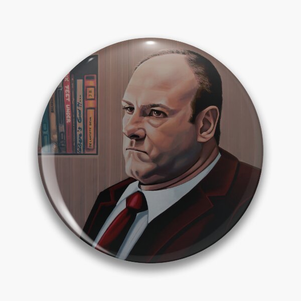 Item preview, James Gandolfini as Tony Soprano Painting designed and sold by PaulMeijering.