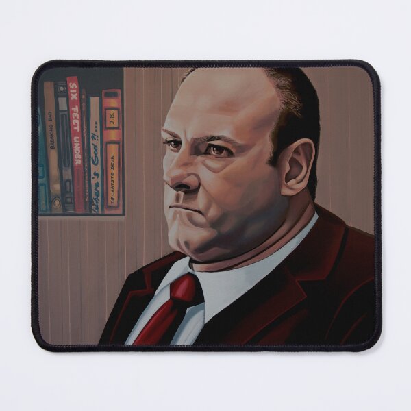 Item preview, James Gandolfini as Tony Soprano Painting designed and sold by PaulMeijering.