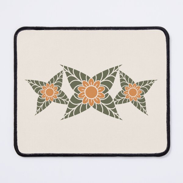 Item preview, Orange Japandi Inspired Flower Group Design designed and sold by beccaveedesigns.