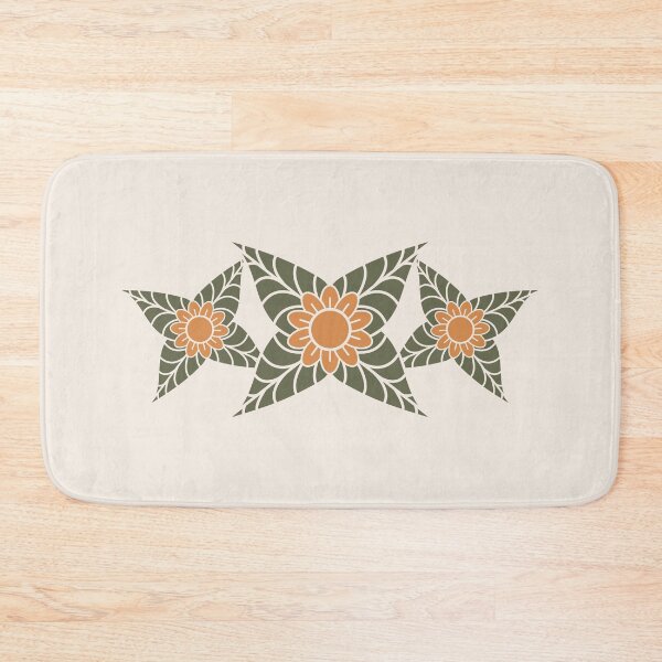Item preview, Orange Japandi Inspired Flower Group Design designed and sold by beccaveedesigns.