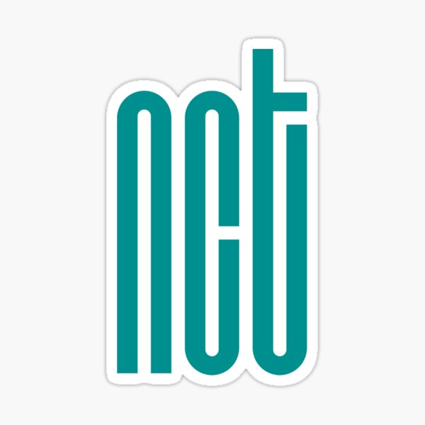 NCT Logo - Teal (Dark) Sticker