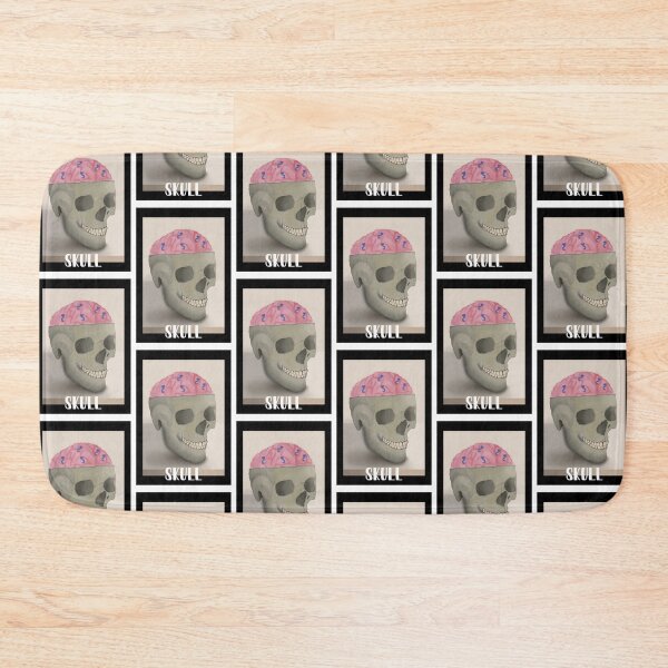 Item preview, skull with brain full of carnivorous worms designed and sold by Martapp.