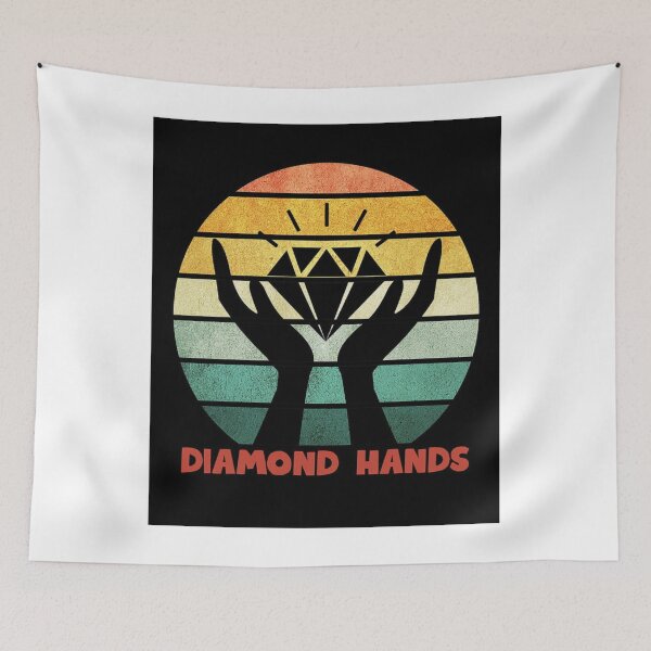 Item preview, Diamond hands illustration premium design  designed and sold by truemoneyman.