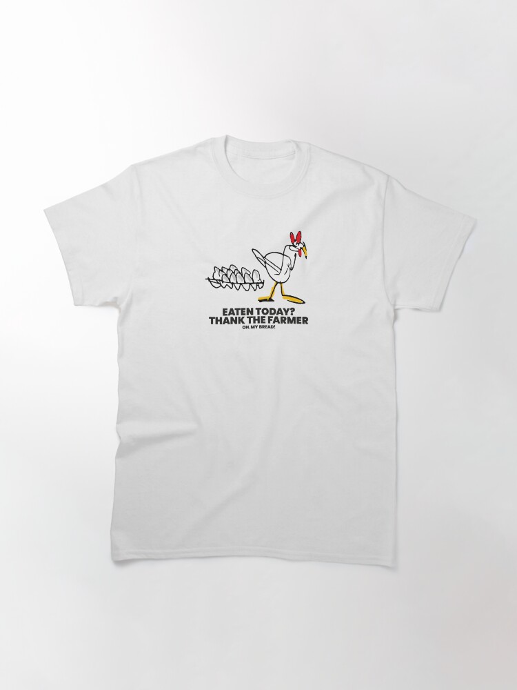 Imagen 3 de 7, Camiseta clásica con la obra Como pollo sin cabeza, diseñada y vendida por motorbread.