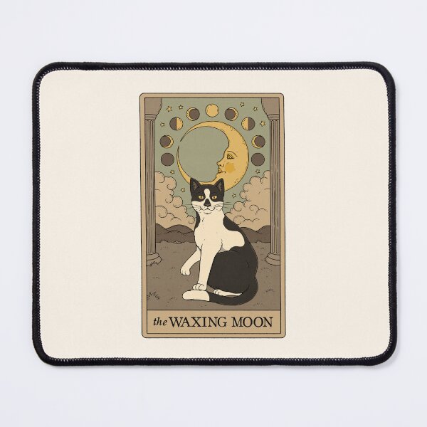 Item preview, The Waxing Moon Cat designed and sold by Thiago Corrêa.