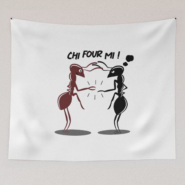 Item preview, CHI FOUR MI! (rock, paper, scissors, ant) designed and sold by francoisville.