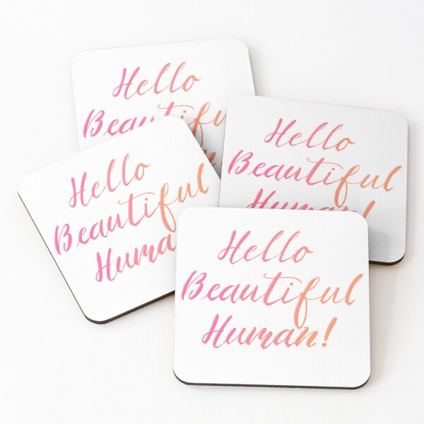 Item preview, Hello Beautiful Human grapefruit designed and sold by TheBarefootMom.