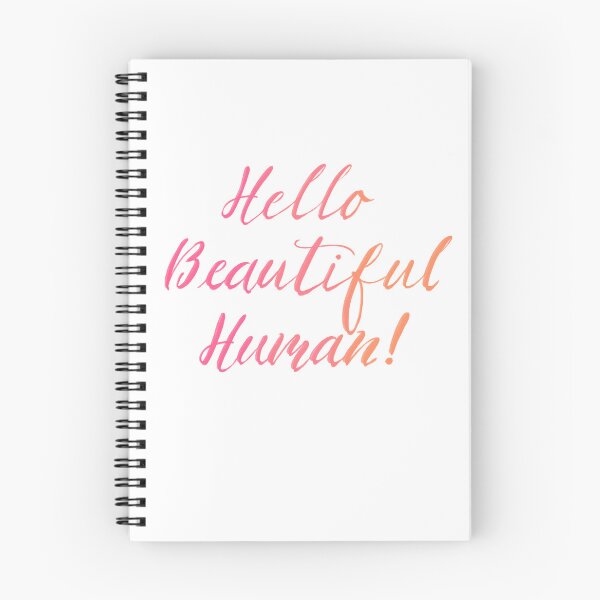 Item preview, Hello Beautiful Human grapefruit designed and sold by TheBarefootMom.