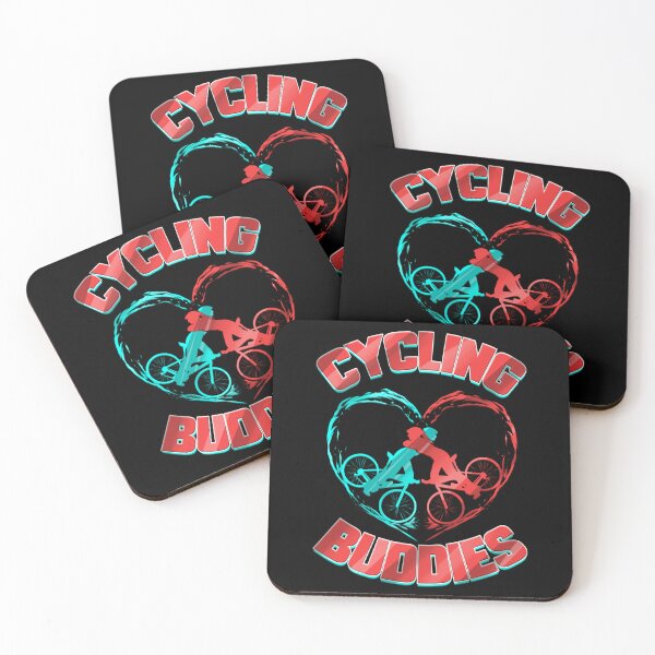 Item preview, Cycling Buddies Bike Tour Cycle Lover Bicycle Sticker designed and sold by stewaales6.