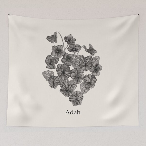 Item preview, Violets - Adah designed and sold by ARIsEasternStar.