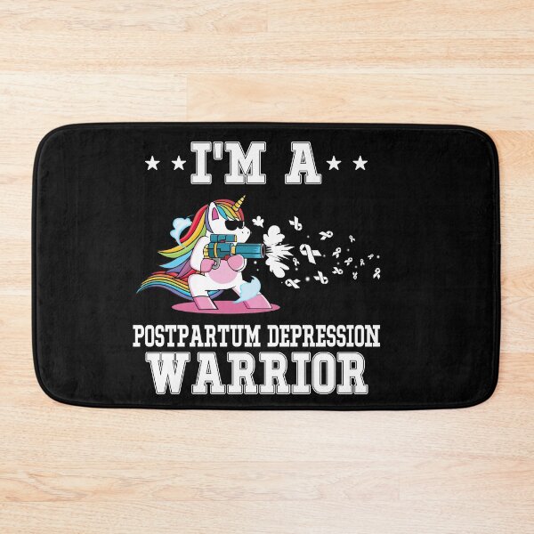 Item preview, Funny Unicorn I'm A Postpartum Depression Warrior designed and sold by heppenp.