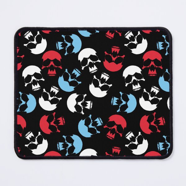 Item preview, Red White And Blue Skull Pattern designed and sold by TMBTM.