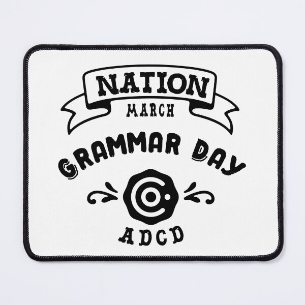 Item preview, Copy of National Grammar Day - March - ABCD designed and sold by ahmedalsidi.