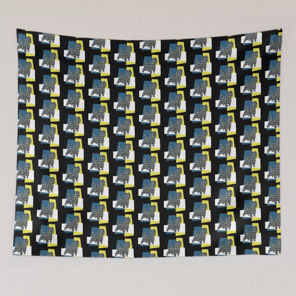Item preview, Cairn Terrier Dog Grid Silhouette Over Rectangle  designed and sold by AMSonArt.
