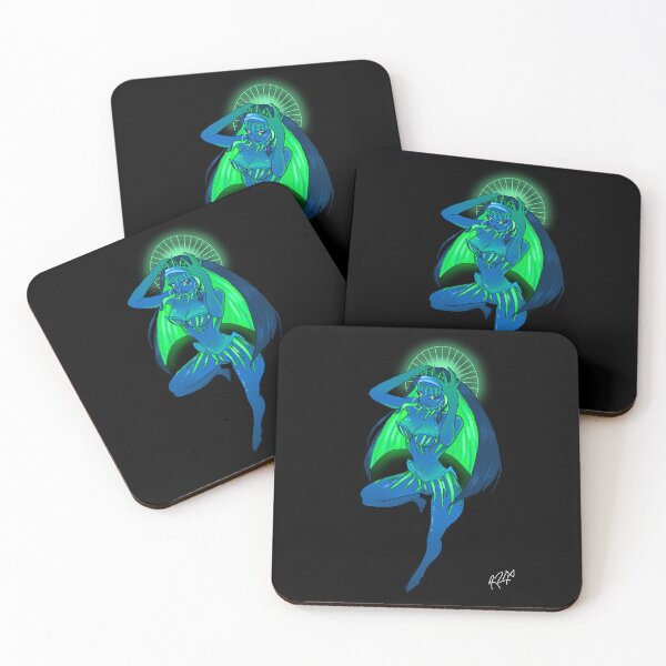 Item preview, Glowing goddess from spooky week Mycena chlorophos. designed and sold by KoSquiffy.