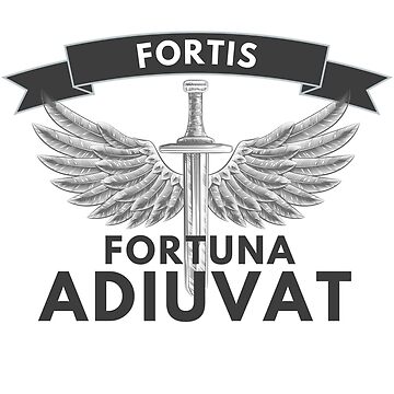 Warrior Spirit - Fortis Fortuna Adiuvat Sticker for Sale by