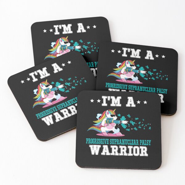 Item preview, Funny Unicorn I'm A Progressive Supranuclear Palsy Warrior designed and sold by heppenp.