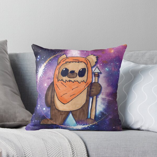 Vista previa del artículo con la obra «Oso Ewok de la Galaxia Espacial», diseñado y vendido por Conspicuouz.
