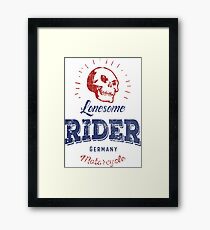 Lonesome Rider Gerahmtes Wandbild